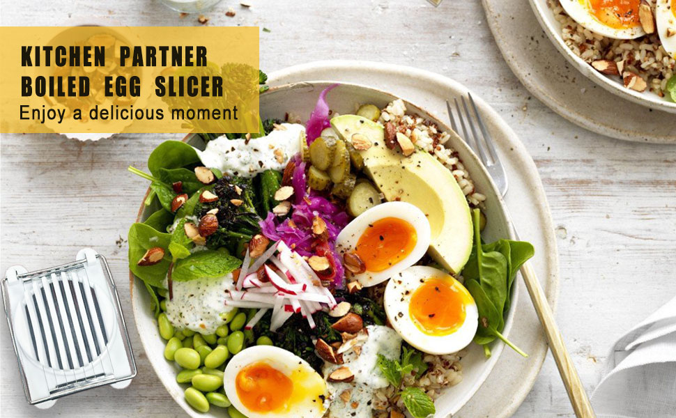 Egg Slicer for Hard Boiled Eggs,Hard Boiled Eggs with Stainless Steel Wire Soft Food Cutting Tool