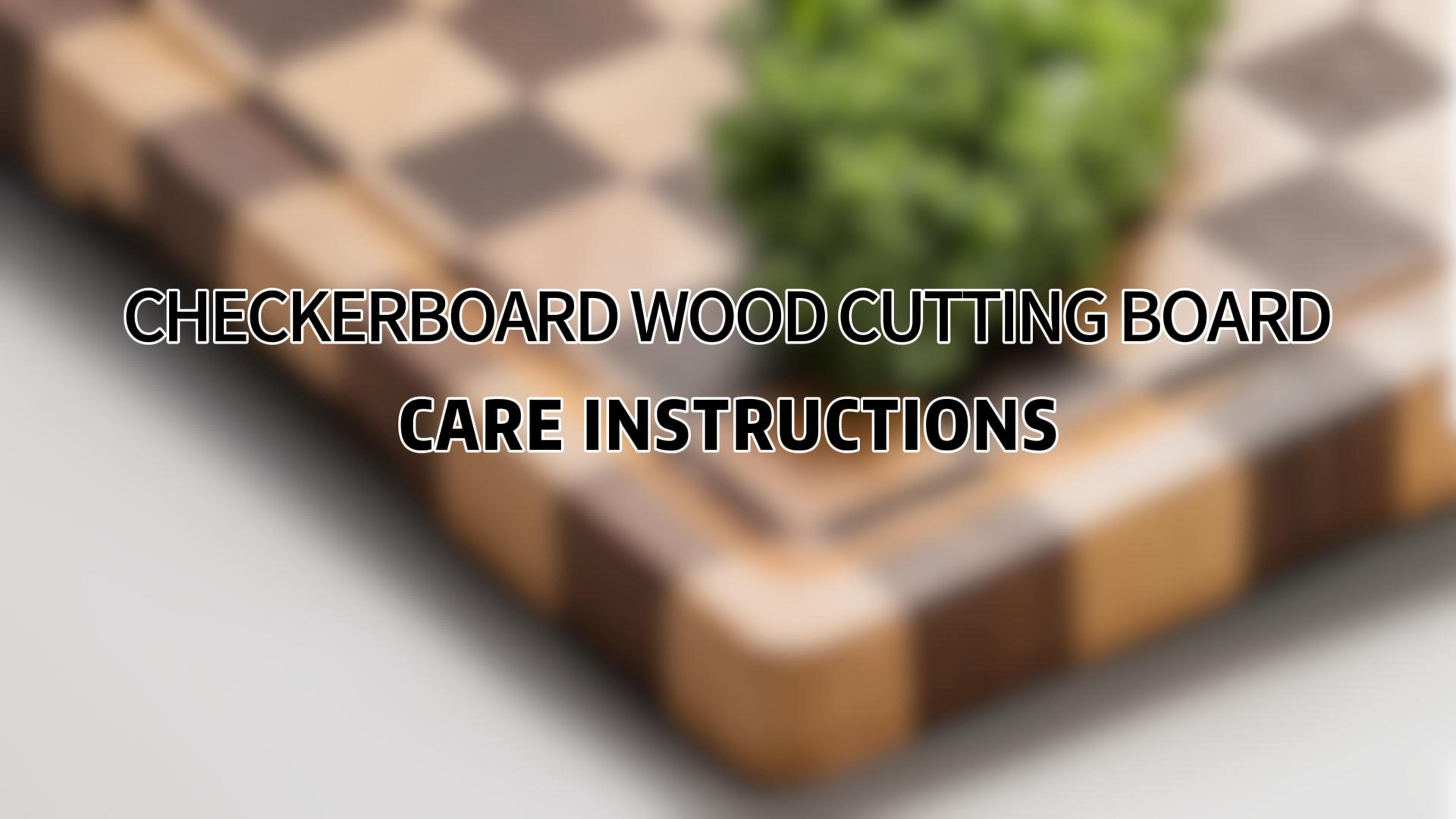 Cutting Boards for Kitchen, Checkered Cutting Board Upgraded, Acacia Wood Chopping Board with Juice Grooves & Handles, Large Butcher Block Serving Tray with Gift Box, 16.5" x 11.6" x 0.8"