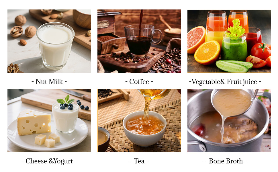 Fine Mesh Strainer, 3Pcs Reusable Cloth Strainer Bags with Stainless Steel Handle, Nut Milk Bag, Juice Strainer for Kitchen