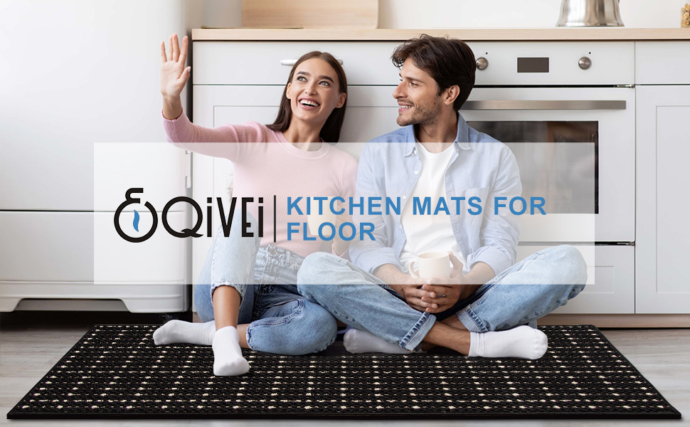 Kitchen Rugs Non Skid Washable Set of 2 PCS, 20