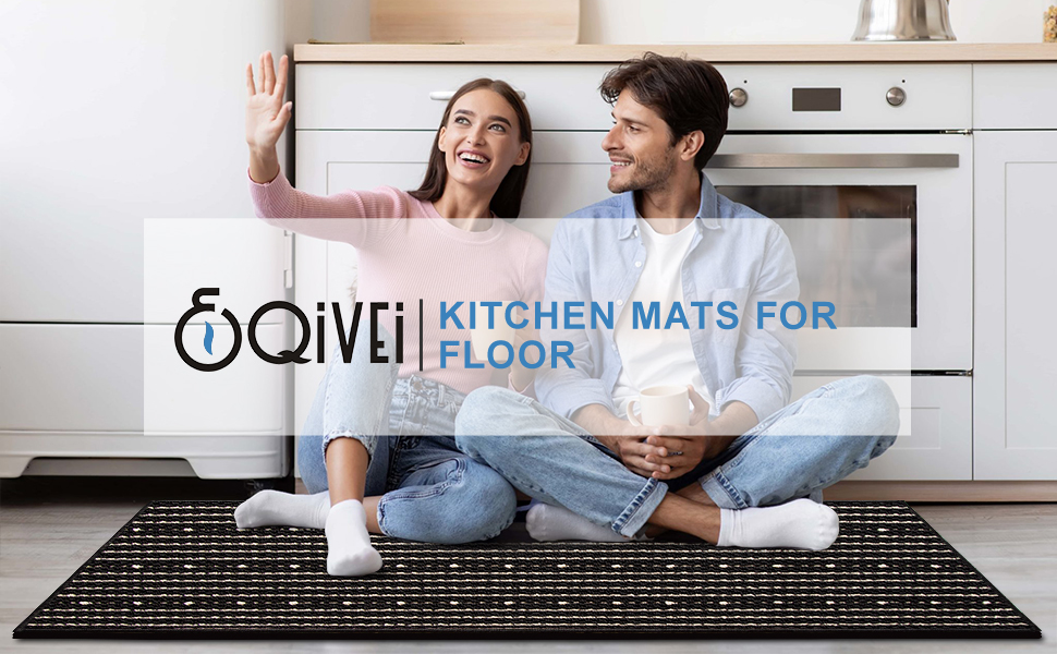 Kitchen Rugs Washable Non-Skid 2-Piece Set, 20