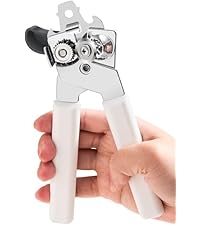 Can Opener Manual, COKORA Can Openers Hand Held with Comfort Anti-Slip Handles, Heavy Duty Stainless Steel Can Opener Smooth Edge and Bottle Openers, Easy Turn Can Openers for Seniors, Kitchen, Black