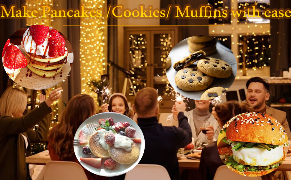 12packs Crumpet Rings 4 Inch English Muffin Rings Stainless Steel Double Rolled Nonstick Metal Round Tart Ring Molds for Cookie Cooking Baking