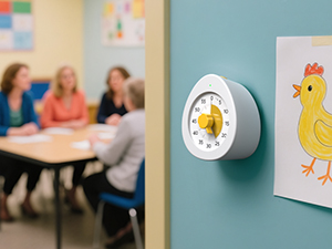 LIORQUE Visual Timer for Kids, 60-Minute Countdown Kitchen Timers for Cooking, Kids Timer with Silent Operation & Countdown Pause for Teaching Classroom Office