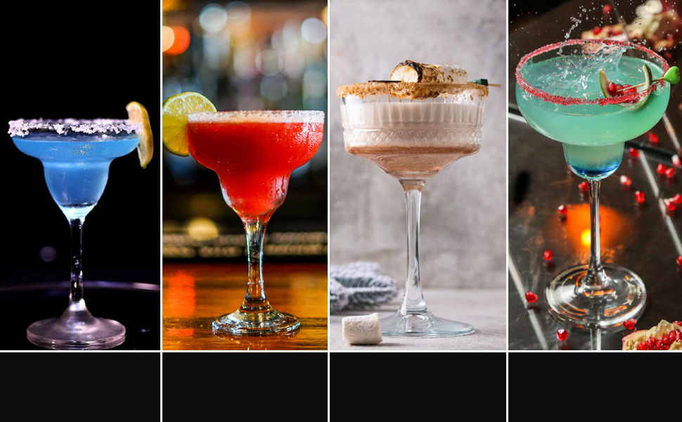 Bar Glass Rimmer All in-One Margarita Salt Rimmer Set for Cocktails, Salt and Sugar Rimmer Tray for Drinks - Drink Rimmer, Glass Rimmer for Margarita Rim, Cocktail Rimmer for Bar Tool