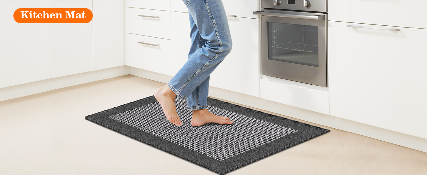 StepRite Kitchen Rugs, Kitchen Mats for Floor, 32
