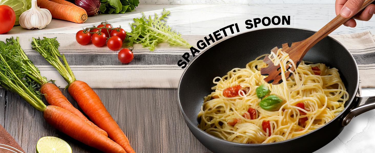 12 Piece Wooden Spoons for Cooking, Natural Teak Wooden Utensils Set, Handmade Wood Kitchen Utensil Set with Holder and Spoon, Durable Nonstick, Comfort Grip Wood Cookware Tool