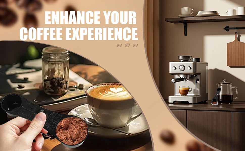 Coffee Measuring Scoop for Ninja Coffee Makers - Dual Sided 1 & 2 Tbsp Replacement Spoon & Accessory, BPA-Free for Ground Coffee & Protein Powder