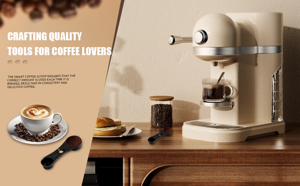 Coffee Measuring Scoop for Ninja Coffee Makers - Dual Sided 1 & 2 Tbsp Replacement Spoon & Accessory, BPA-Free for Ground Coffee & Protein Powder