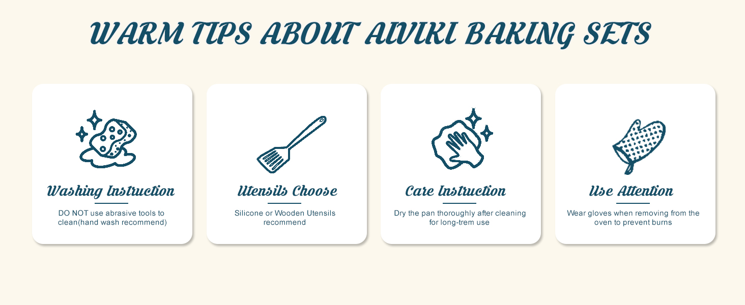 Baking Pans Set, Nonstick Stackable Bakeware Sets, Oven Pans for Cooking, AIVIKI 6 Pieces Baking Sheets Set Including Cookie Sheet, Deep Roaster Pan, Square Pan, Loaf Pan, Muffin Pan, Carbon Steel