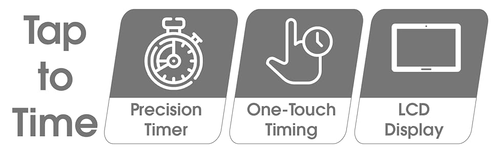 Digital Kitchen Timer Cute Egg Timer with Countdown & Stopwatch, Kitchen Timer Digital for Cooking, Baking & Boiled Eggs, Silver Digital Timer, Kitchen Timers for Cooking & Meal Prep