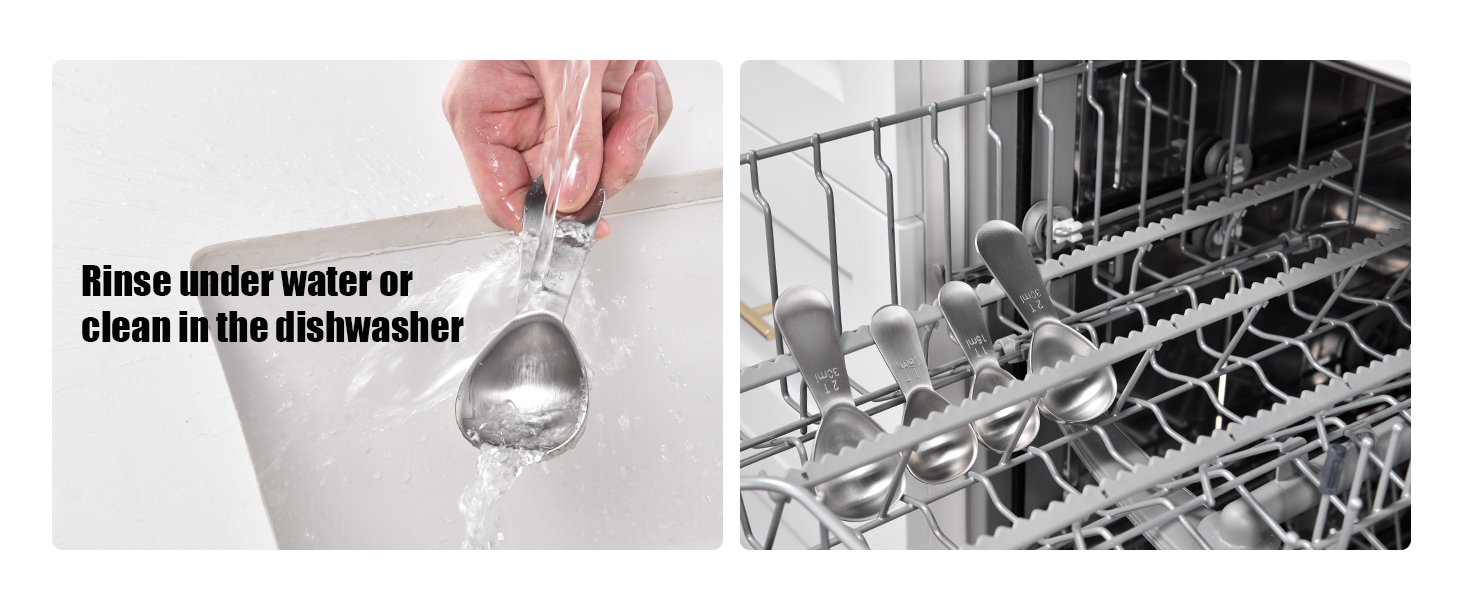 Doosu 1 Tablespoon Coffee Scoop - 18/8 Stainless Steel Heavy Duty Measuring Spoon with Short Handle, Food Grade Metal Tbsp Scoop for Ground Coffee Beans Tea Sugar Powder (15ml)