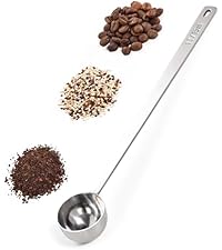 Doosu Measuring Spoons Set of 9-18/8 Stainless Steel Heavy Duty Teaspoons Tablespoons with Engraved Metric & US Measurements, Metal Measure Spoon for Dry and Liquid Ingredients, Dishwasher Safe