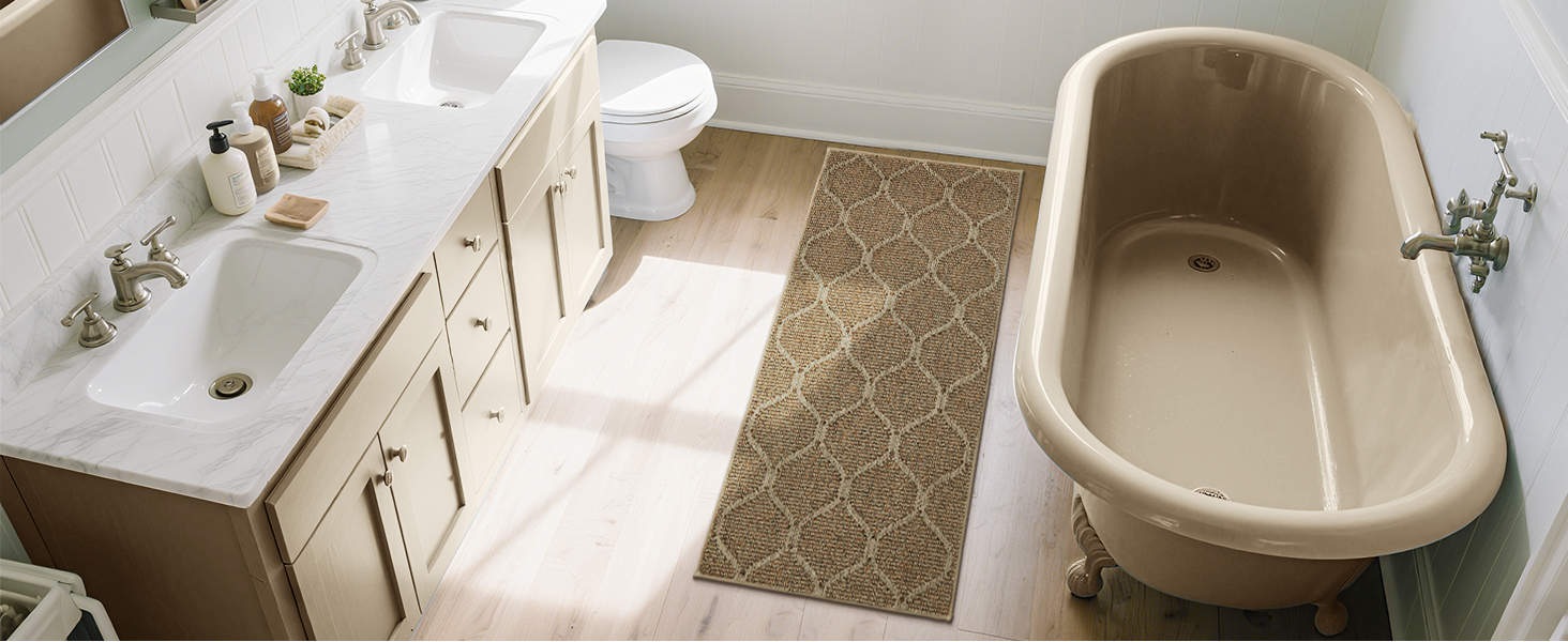 COSY HOMEER Kitchen Rug Non Slip Washable 24