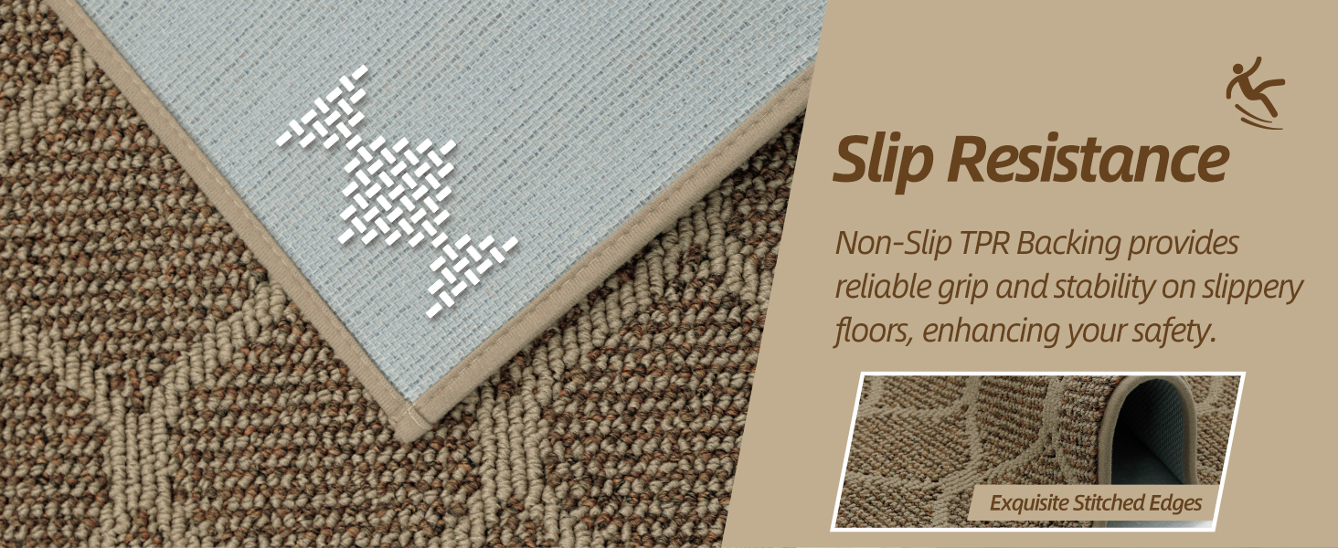 COSY HOMEER Kitchen Rug Non Slip Washable 24