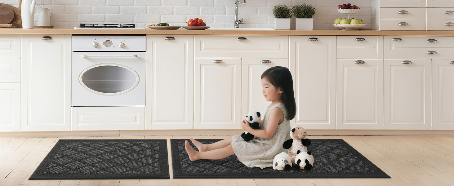 COSY HOMEER Kitchen Rug Non Slip Washable, 20