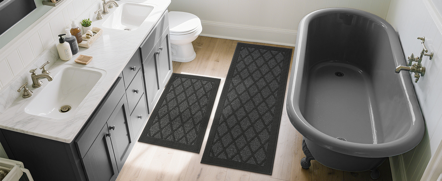 COSY HOMEER Kitchen Rug Non Slip Washable, 20