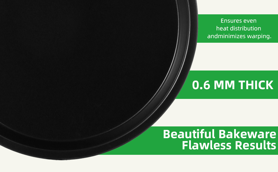 11-Piece Nonstick Baking Pans Set - Professional Grade Carbon Steel Bakeware with Premium Coating- Dishwasher Safe, Stackable, Oven Safe to 450°F (Black)