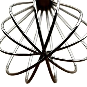 10-inch stainless steel whisk, suitable for mixing batter, whipping cream and mixing seasonings (304 egg beater steel wire thickened)