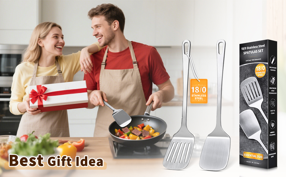 Meat Cooking Fork, Silicone Stainless Steel Meat Cooking Fork, Heavy Duty Metal Cooking Fork for Kitchen Use, High Heat Resistant Cooking Utensils for Meat BBQ, Dishwasher Safe, Easy to Clean, Silver