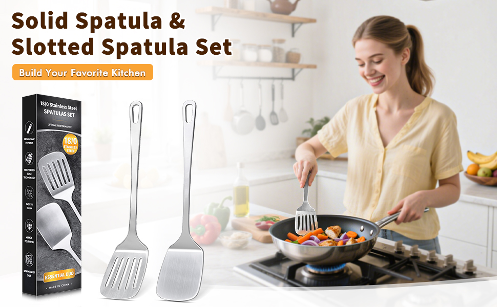 Meat Cooking Fork, Silicone Stainless Steel Meat Cooking Fork, Heavy Duty Metal Cooking Fork for Kitchen Use, High Heat Resistant Cooking Utensils for Meat BBQ, Dishwasher Safe, Easy to Clean, Silver