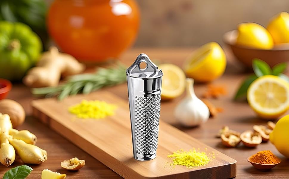 Multifunctional Kitchen Grater and Zester, Ginger, Garlic, Nutmeg, Nut, Walnut and Lemon Tool, Peelers, Slicers and Graters for Kitchen
