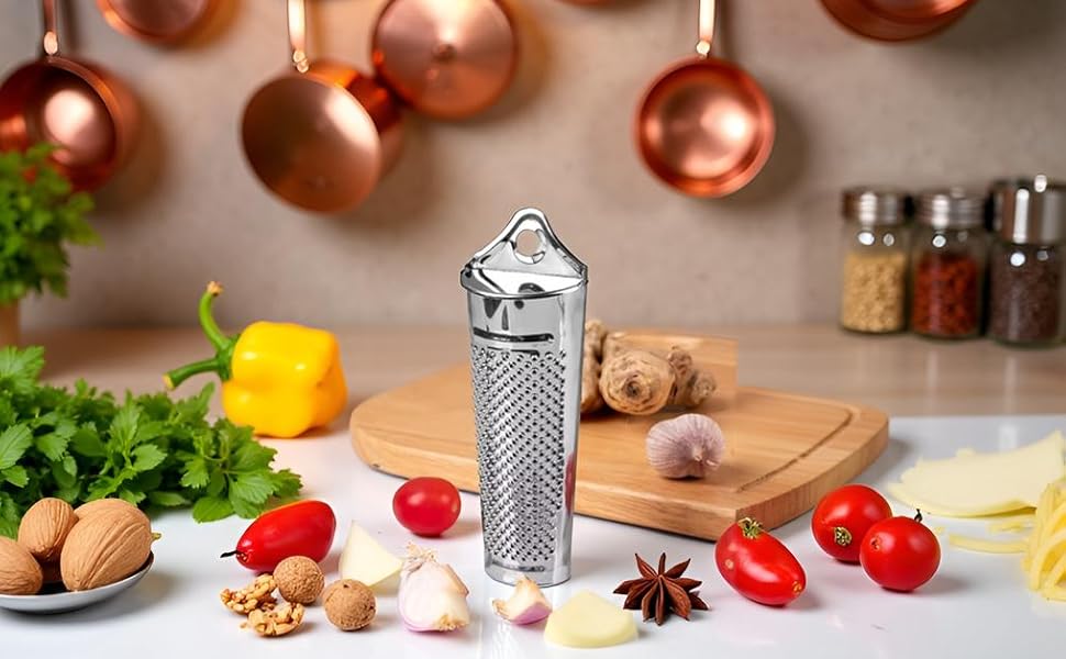 Multifunctional Kitchen Grater and Zester, Ginger, Garlic, Nutmeg, Nut, Walnut and Lemon Tool, Peelers, Slicers and Graters for Kitchen