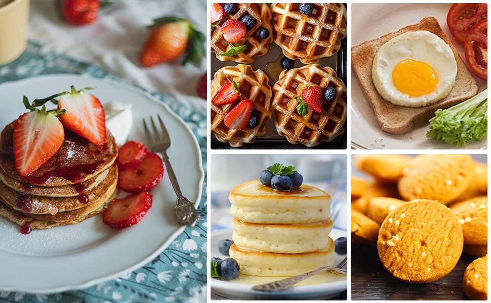 24 Pack 4 Inch Cookie Rings for Baking, Stainless Steel English Muffin Rings Double Rolled, Round Metal Cooking Pastry Ring Baking Molds for Cookies Dessert Crumpets Baking Food Making Tool (4 inch)