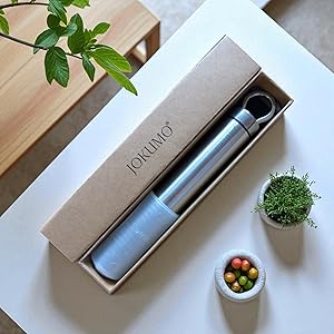 Nutmeg Grater with Silicone Brush & Storage - 18/10 Stainless Steel, Compact Spice & Nut Grinder Tool for Fresh Nutmeg Powder