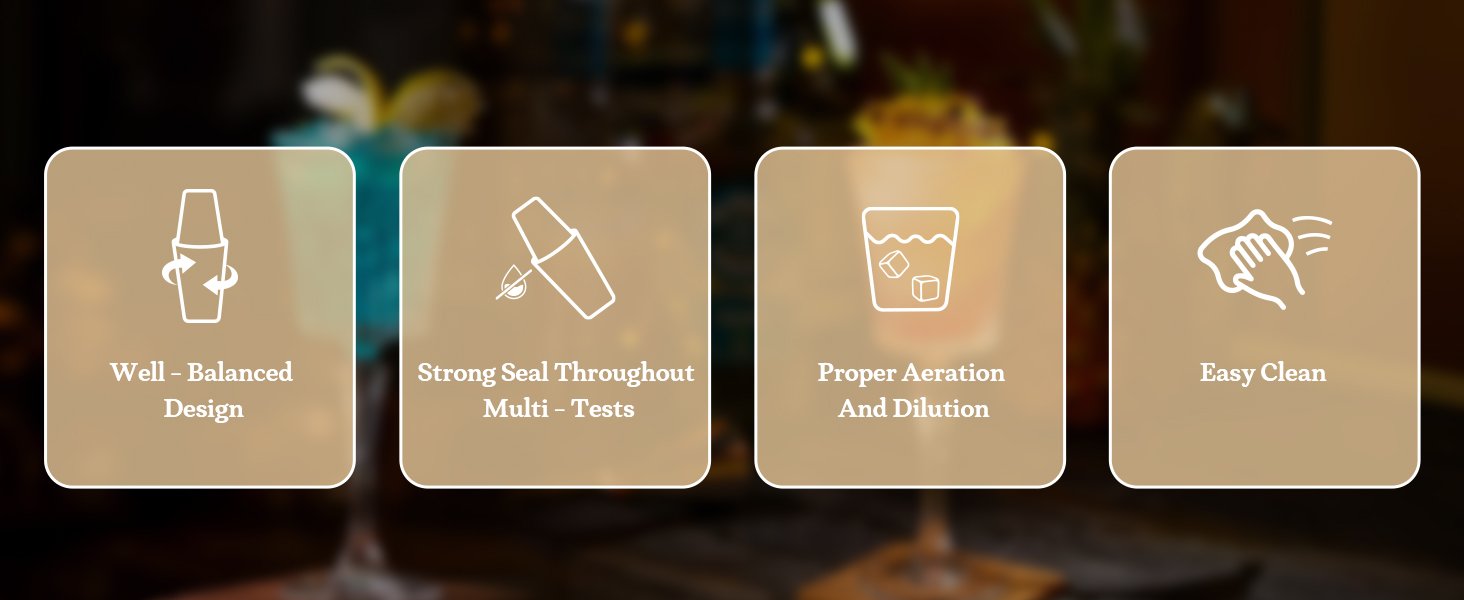 Stainless Steel Cocktail Shaker, 3-Piece Mixology Bartender kit, Bar Set with 18oz & 28oz Mixed Drink Shaker, Cocktail Tin Hawthorne Strainer