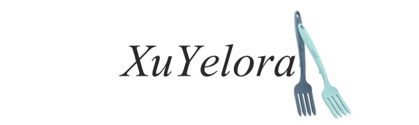 2pcs Silicone Flexible Forks, Non Stick Cooking Fork Multifunctional Spaghetti Fork Heat Resistan-t Baking For-k with Hanging Hole, for Stir Mix Mash(COLOR:Lake Blue, Dark Blue)