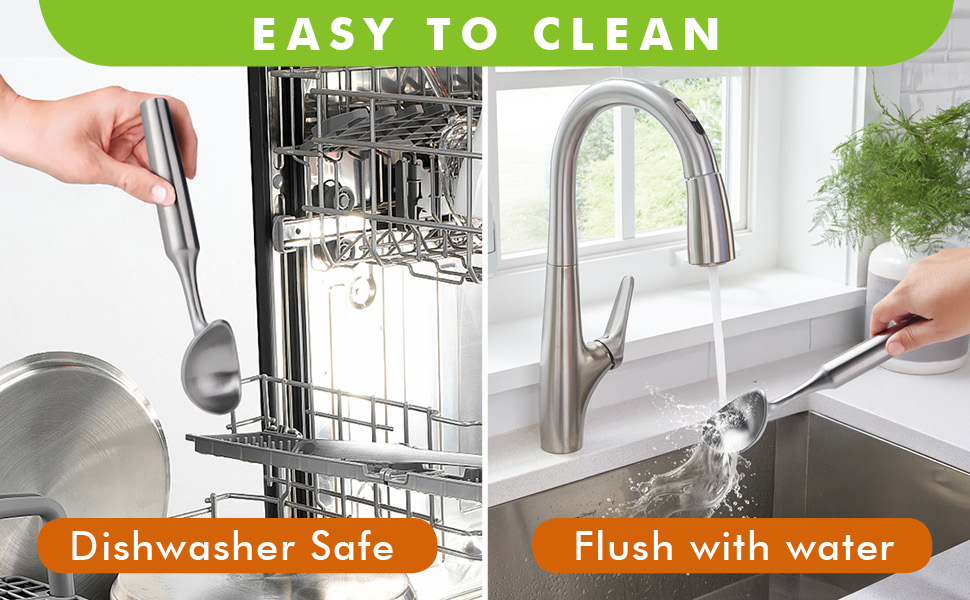 Ice Cream Scoop Stainless Steel. Ice Cream Scooper, Heavy Duty, Seamless Design, Comfortable Grip Long Handle, for Ice Cream, Gelato, Sorbet, Cookie Dough, Melon, Frozen Yogurt