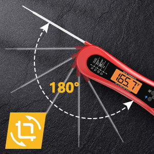 Meat Thermometer Digital, Instant Read Meat Thermometer for Grill and Cooking, with Bottle Opener, Backlight & Calibration Food Thermometer, Kitchen Gadgets for BBQ, Turkey, Candy, Liquids