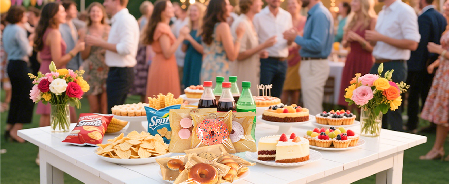 SUREHOME Cookie Bags Small Brown Paper Bags with Window 100 Pcs Thank You Stickers 5.7 x 6.5 Inch Individual Heat Sealable Kraft Bakery Bags for Gift Giving, Treats, Snacks, Baked Goods Packaging