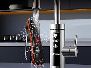 Meat Thermometer Digital Instant Read - Paysean Meat Thermometer with Auto Rotating Backlit Display, IP67 Waterproof for Cooking, Grilling, BBQ, Candy, Liquid, Beef - Gifts for Men/Chefs