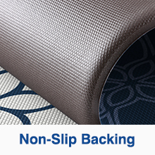 Kitchen Mats, 2PCS Non-Slip Cushioned Rugs, Anti-Fatigue Waterproof Floor Rug, Washable Standing Desk Mat, Home Laundry Office Apartment Decor and Accessories (17.3