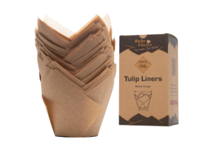 2 Pack Jumbo Muffin Pan for Baking, Extra Large Cupcake Pan includes 50 Natural Jumbo Cupcake Liners, Muffin Tin Nonstick 6 Cup, Baking Pans Set, Carbon Steel Baking Supplies