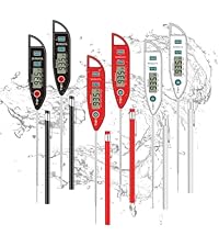 BOMATA 2-Pack Candy Thermometer with Pot Clip, Waterproof IP67 and 2.5