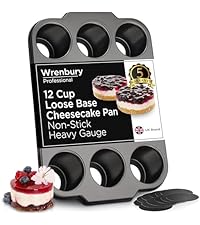 Wrenbury Crumpet Rings Nonstick 3.5 inch - English Muffin Rings - Set of 6 Food Ring Molds for Cooking – Metal Baking Egg Ring Set - Made in England