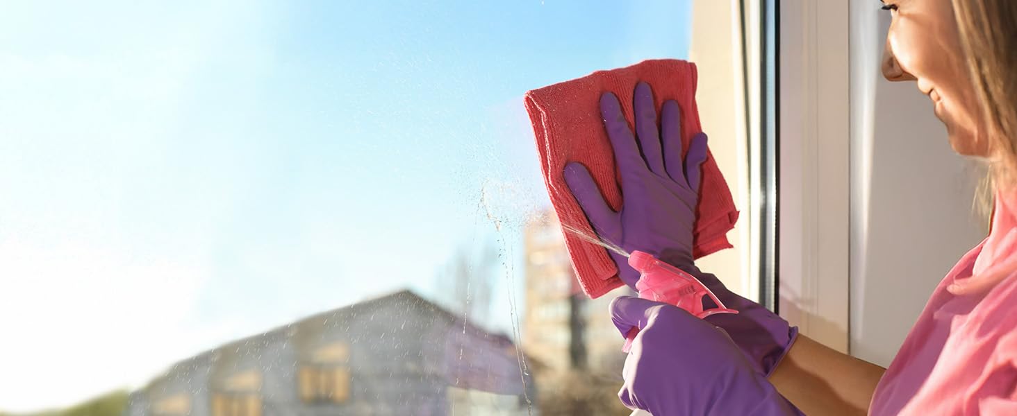 Microfiber Cleaning Cloth, 12 Pack Assorted Color Cleaning Rags for Housekeeping, Colorful Reusable Microfiber Towels for Car, Kitchen, Bathroom and Household Cleaning Supplies, 11.8