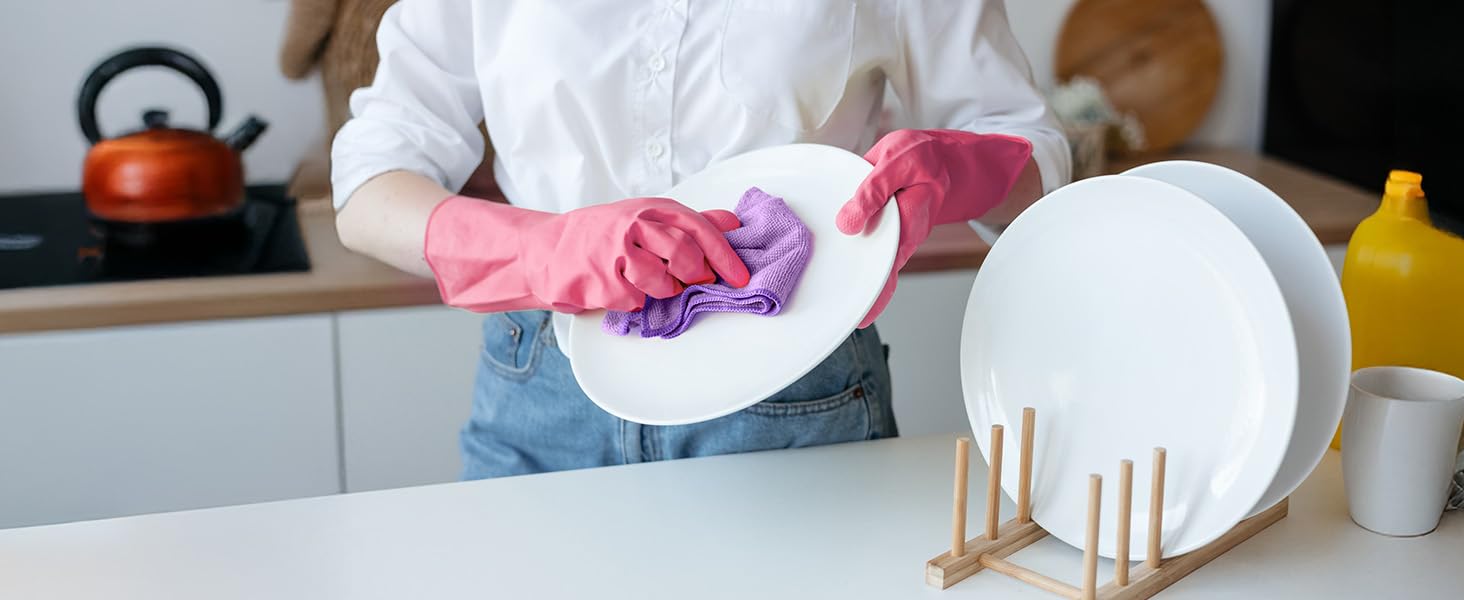 Microfiber Cleaning Cloth, 12 Pack Assorted Color Cleaning Rags for Housekeeping, Colorful Reusable Microfiber Towels for Car, Kitchen, Bathroom and Household Cleaning Supplies, 11.8