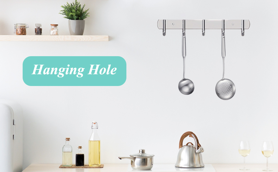 Slotted Spoon, Stainless Steel Strainer Metal Skimmer Spoon for Cooking, Long Handle Food Strainer, Kitchen Utensil Large Fryer Scoop with Holes for Draining Stirring Serving Frying