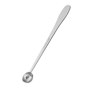 1PCS 1 Teaspoon(1tsp, 1/3tbsp, 5 ml) Single Measuring Spoon, Extra-long Handle Individual Measure Scoop, Stainless Steel Spoons Only