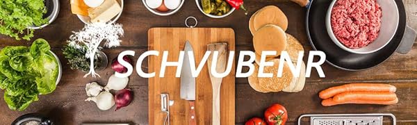 SCHVUBENR Dough Scraper Set with 2 Flexible Bowl Scrapers - Stainless Steel Dough Cutter & Bench Scraper with Measuring Scale - Versatile Kitchen Scraper for Bread, Pastry, Pizza, Cake - Black & Green