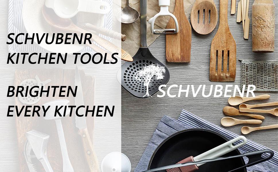 SCHVUBENR Dough Scraper Set with 2 Flexible Bowl Scrapers - Stainless Steel Dough Cutter & Bench Scraper with Measuring Scale - Versatile Kitchen Scraper for Bread, Pastry, Pizza, Cake - Black & Green