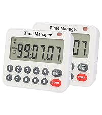 Digital Countdown Kitchen Timer - AIMILAR Magnetic Count Up Down Cooking Timer with Magnet Back Loud Alarm Directly Input Hours Minutes and Seconds