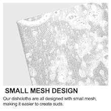 20 Pcs New Upgrade 3-Layer Metal Dish Cloth, No Scratches Wire Cleaning Cloth , Reusable Multipurpose Wire Dishwashing Rag for Kitchen Cleaning Cloths,Sinks,Dishes,Stove Top, Dimensions, 7.87“ x 7.87”