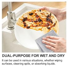 20 Pcs New Upgrade 3-Layer Metal Dish Cloth, No Scratches Wire Cleaning Cloth , Reusable Multipurpose Wire Dishwashing Rag for Kitchen Cleaning Cloths,Sinks,Dishes,Stove Top, Dimensions, 7.87“ x 7.87”