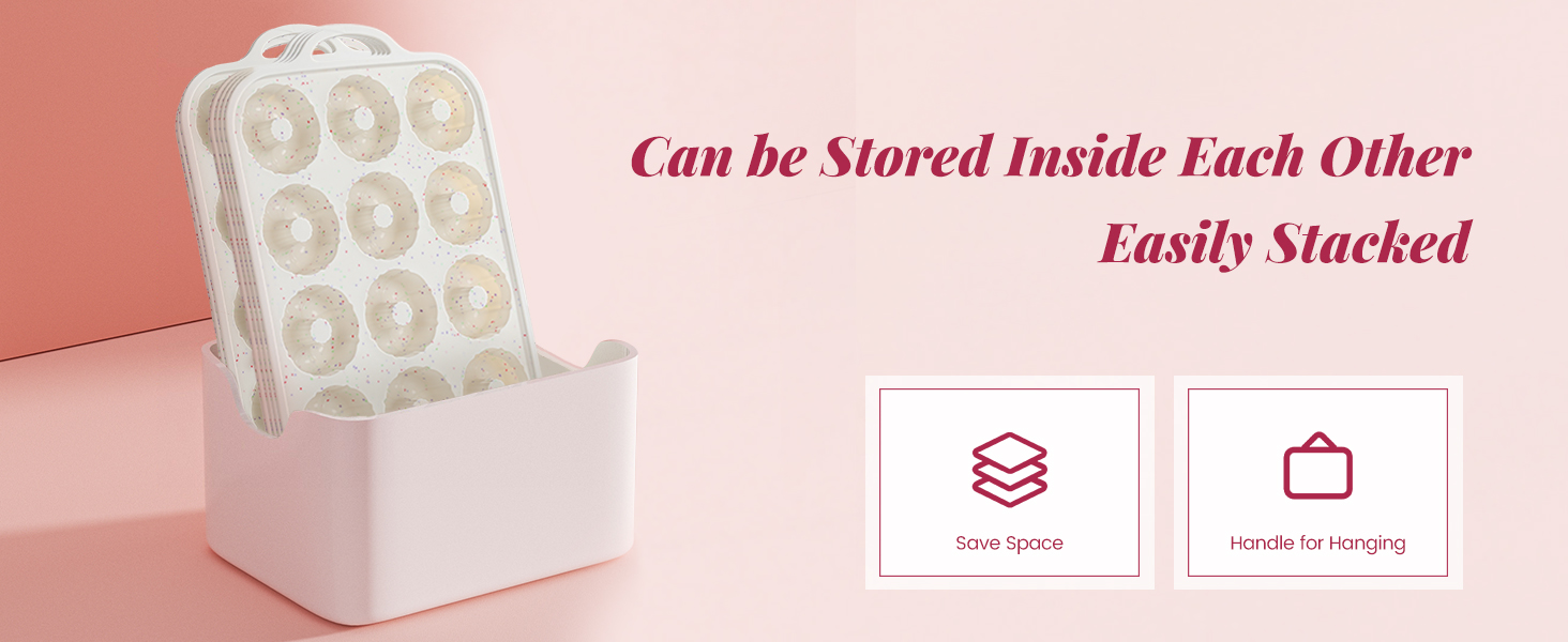 SJ Silicone Mini Fluted Tube Pan with Metal Reinforced Frame, Non-Stick (2PCS), moldes de silicona para gelatina, Small Cake Baking Pan for para chocoflan, Donuts, Cornbread, Brownies, Jellies