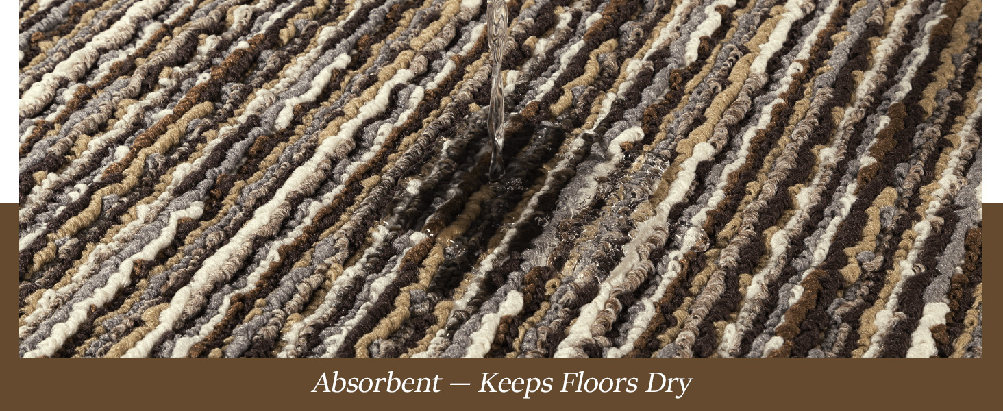 Kitchen Rugs Sets of 2-Non Slip Kitchen Mats for Floor-Thick Stain Resistant Vintage Kitchen Floor Mat Runner Carpet for Hallways Entryway Laundry Room Washable（Brown 22